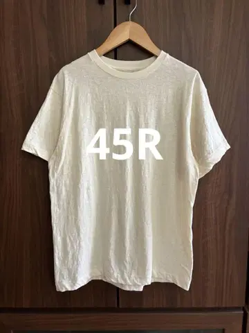 45R 천축 코튼 T셔츠 일본제