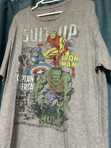 MARVEL 슈퍼히어로 티셔츠 XL