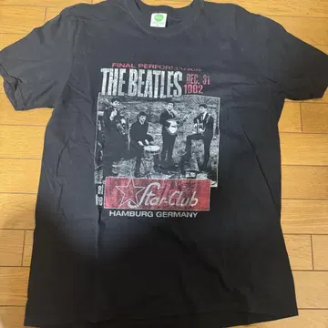 THE BEATLES T셔츠 1982년 라이브 기념