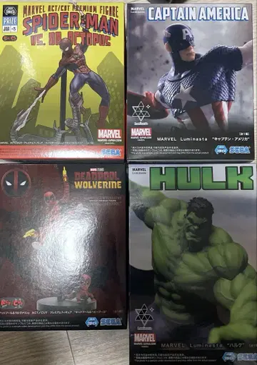 marvel 프라이즈 피규어 4체 세트