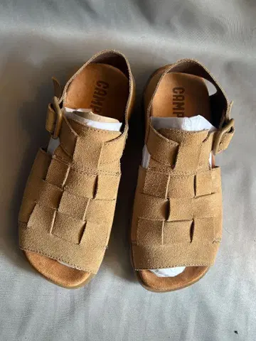 거의 새 상품 Camper BRUTUS SANDAL 스웨이드 24cm