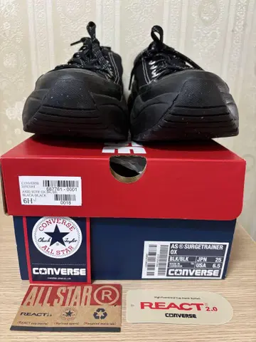 CONVERSE AS SURGETRAINER OX 블랙 25cm