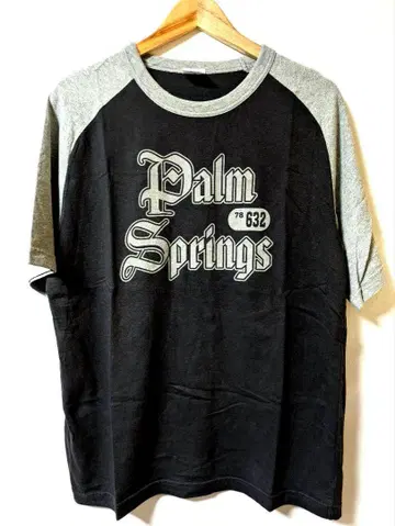 Champion Palm Springs 티셔츠 M 블랙/그레이 링거