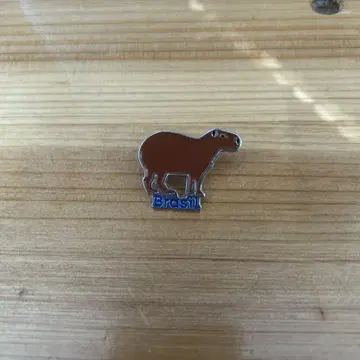 만박 한정 브라질 파빌리온 카피바라 한정 핀 배지