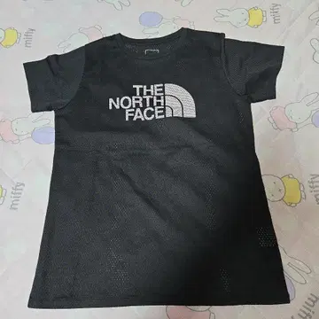 THE NORTH FACE 블랙 메쉬 티셔츠 L
