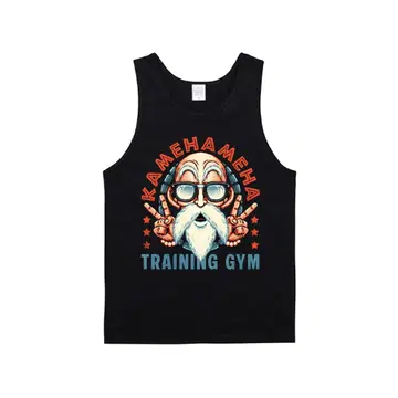 [ 탱크탑 ] KAMEHAMEHA GYM 카메센닌 트레이닝 짐 BKL