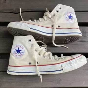 빈티지 Converse 하이컷 스니커즈 7.5 (JPN 26)