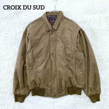 [Croix du Sud] 집업 블루종 (XL) 빅 사이즈 스탠드 칼라