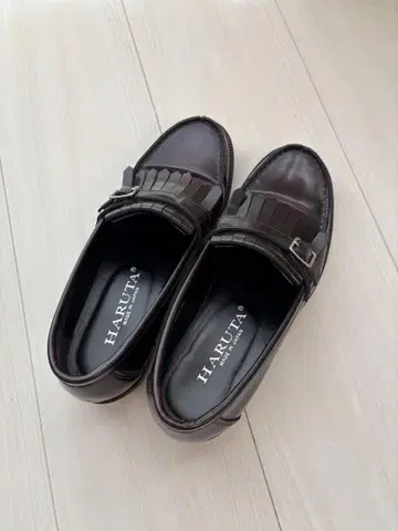 HARUTA 다크 브라운 로퍼