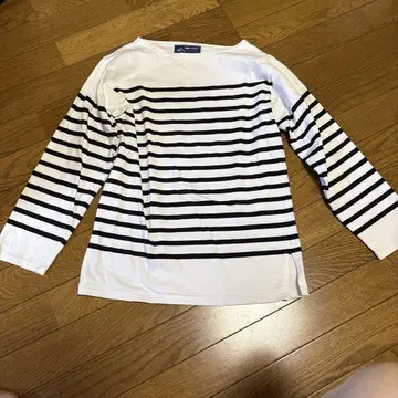 SAINT JAMES 보더 긴팔 티셔츠