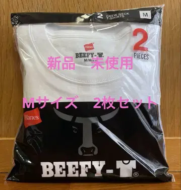 Hanes BEEFY-T M 사이즈 2매 세트