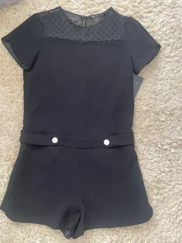 ZARA BASIC 블랙 숏 올인원 새상품 XS