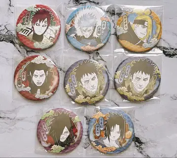 NARUTO 컬렉션 캔뱃지 8점