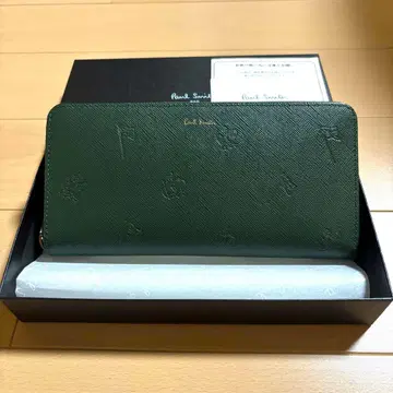 Paul Smith 초레어 새상품 폴 드로잉 장지갑 그린