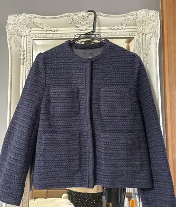 Ballsey 네이비 노카라 자켓