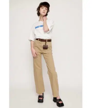 SLY WORK WIDE PT 워크 와이드 팬츠