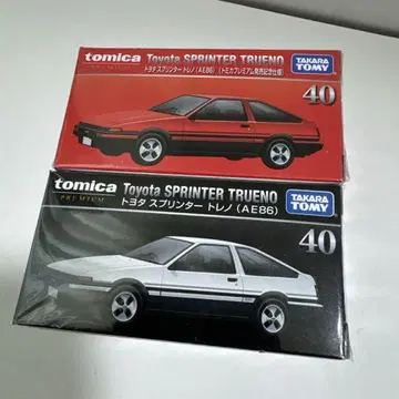 토미카 도요타 스프린터 트레노 AE86 2색 세트