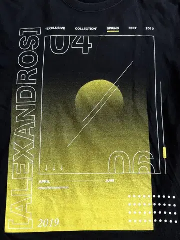 [Alexandros] 메토락 2019 오사카 한정판 T셔츠 L 사이즈