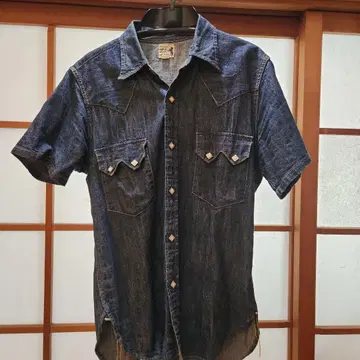 JOE McCOY Western Ranchman 데님 셔츠 사이즈 15