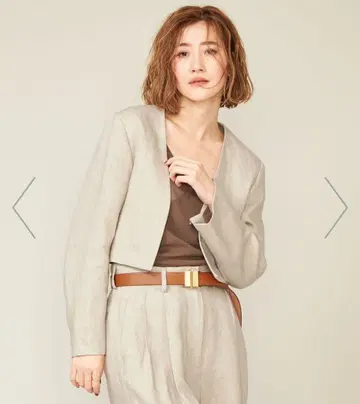 conte 데님 라이크 노카라 재킷
