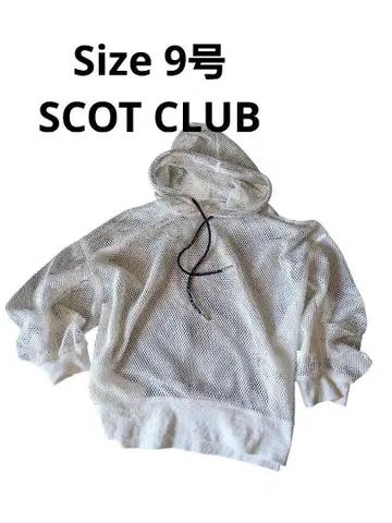 SCOT CLUB 메쉬 후디 풀오버