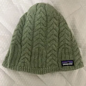 patagonia 그린 니트 모자