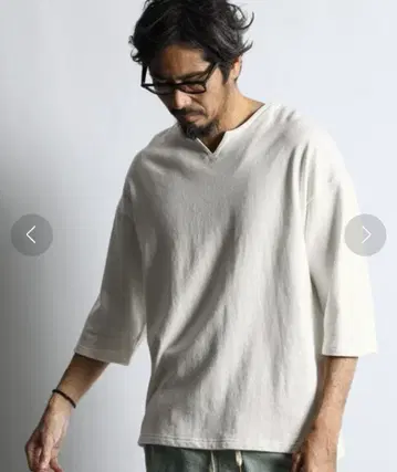더 대퍼 오브 세인트 조지 린넨 7부 소매 맨투맨 M
