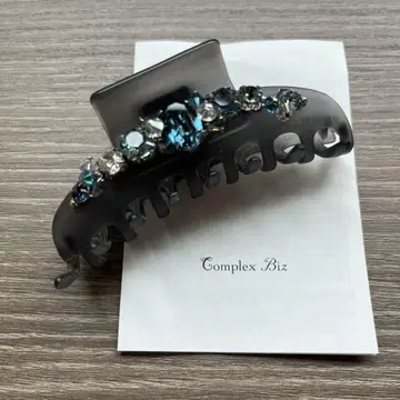 Complex Biz 헤어 클립 비쥬 장식 약 8cm