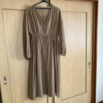 [그린 라벨 릴랙싱] 긴팔 셔츠 원피스