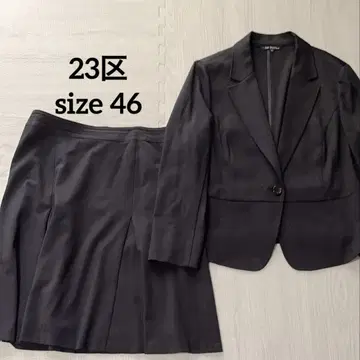 23구 자켓 스커트 셋업 수트 블랙 46 포멀