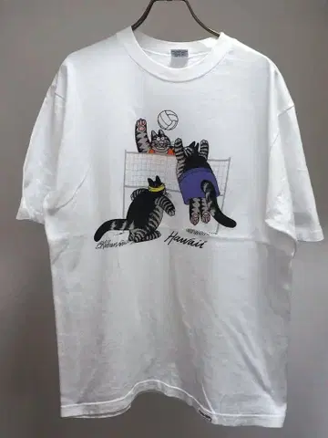 90년대~ 크리반캣 crazyshirt USA 제작 양면 프린트
