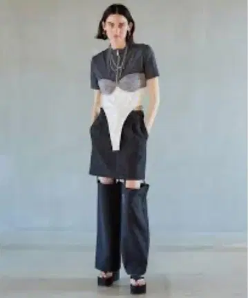 PRANKPROJECT Cropped Jersey Top 미사용 새상품