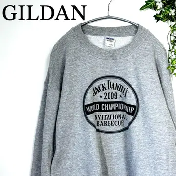 GILDAN 길단 맨투맨 트레이닝복 그레이 잭 다니엘