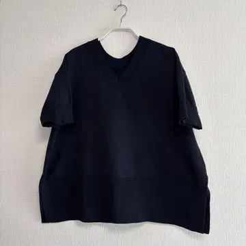 united arrows 유나이티드 애로우즈 텐트 라인 니트 네이비