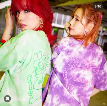 RE. 타이다이 T셔츠 purple