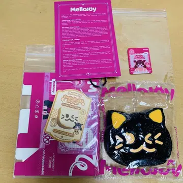 Mellojoy 스퀴즈 구-구 토스트 시리즈 검은 고양이