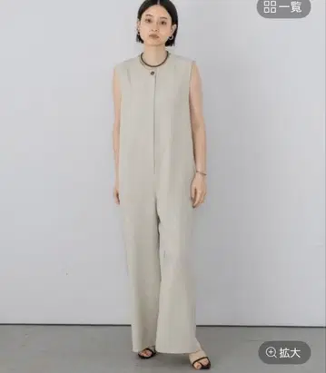 미사용 새상품 아파트 바이 로리즈 린넨 라이크 올인원 살로펫