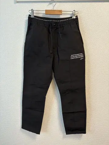 WTW 로고 러버 테이프 이지 팬츠 BK M (PANTS M BLACK)