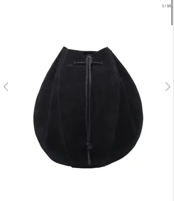 Hender Scheme 블랙 스웨이드 복조리 백