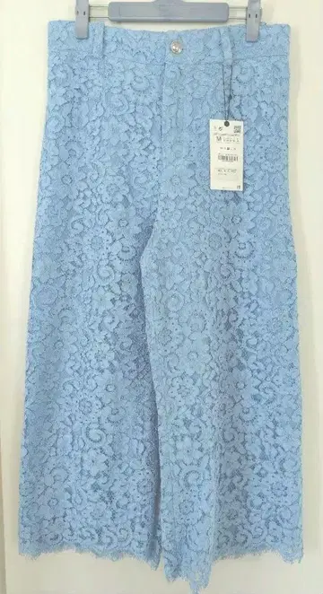 자라 스카이 블루 레이스 팬츠 미사용 새 제품