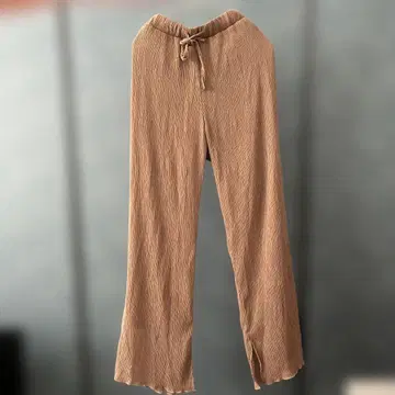 카스타네 kastane 베이지 와이드 팬츠 새틴 소재 f