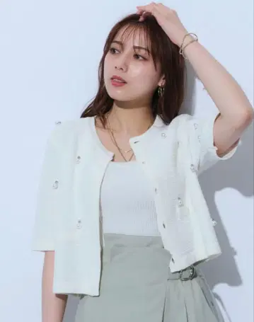 Mystrada 마이스트라다 비쥬 크롭 가디건