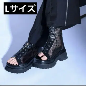 엘르노 로제트 젠더리스 메쉬 부츠 샌들 L 사이즈