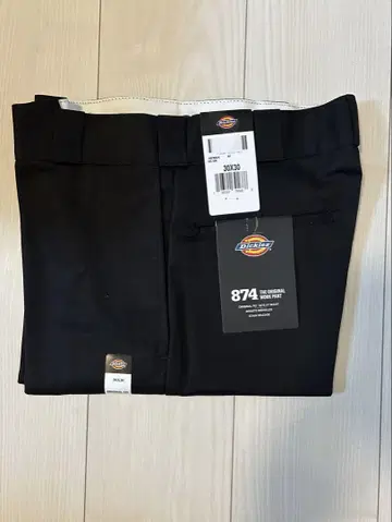 Dickies 874 블랙 슬랙스 30x30