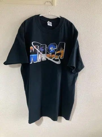 NASA 티셔츠 블랙 XL