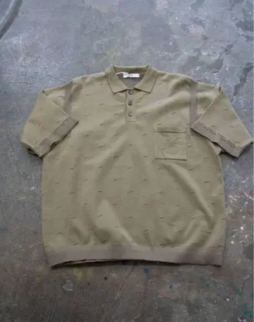 YASHIKI [ 20SS ] Kumpu Knit Polo
