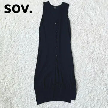 sov 롱 가디건 베스트 원피스
