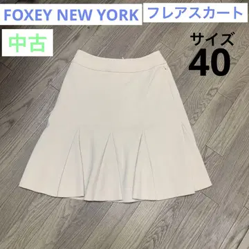 [중고] 여성용 스커트 FOXEY NEW YORK 40 베이지