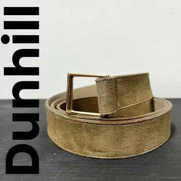 [ Dunhill / 던힐 ] 더블 링 스웨이드 벨트 이탈리아제