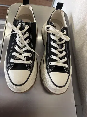 Converse 통굽 스니커즈 네이비 컬러/화이트